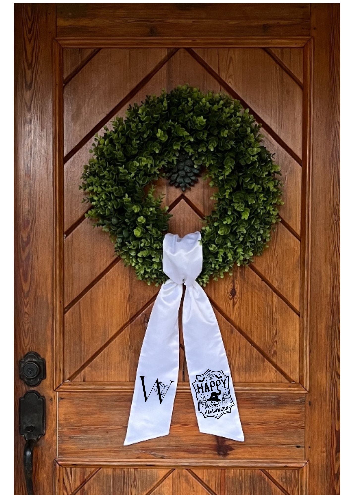 Happy Halloween Wreath Sash