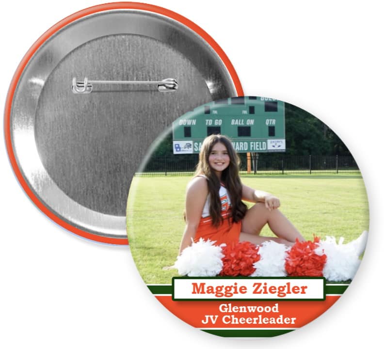 Custom 3 inch Banner Button