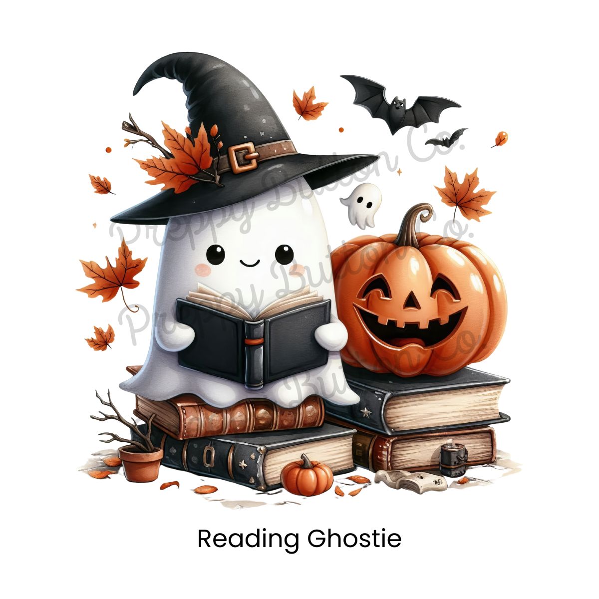 Reading Ghostie Wreath Sash