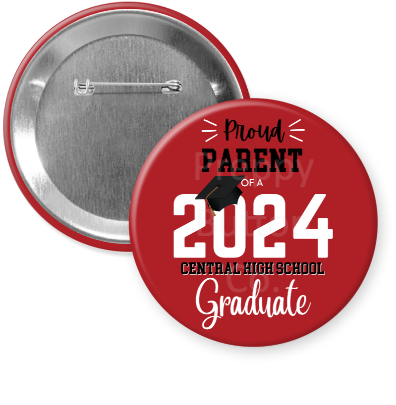 Central High School Graduation Button