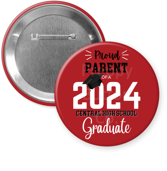 Central High School Graduation Button