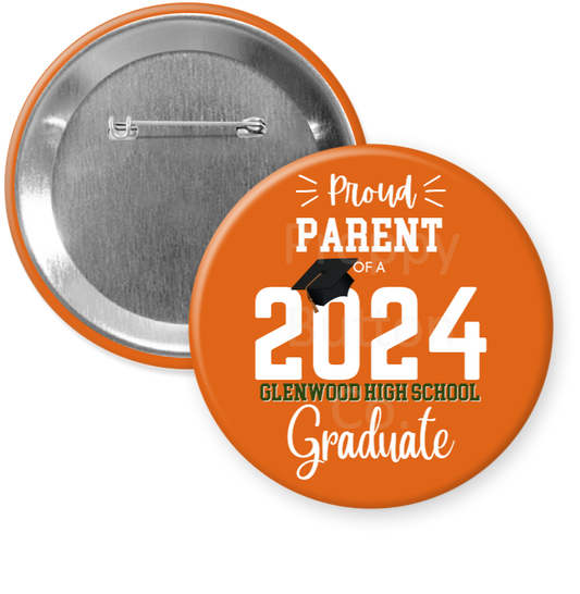 Glenwood High School Grad Button