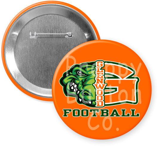 Glenwood Football 3" Button