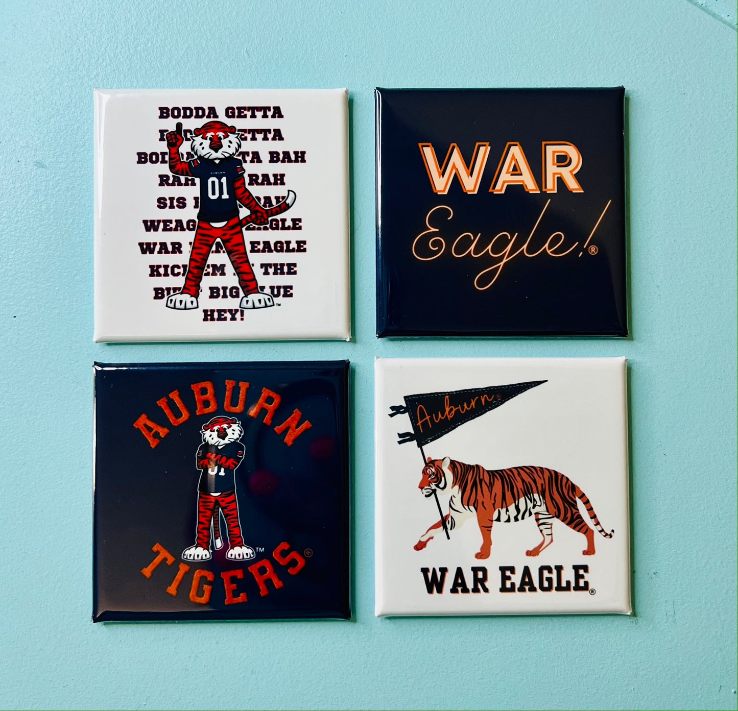 Auburn University Magnets (Set of 4)