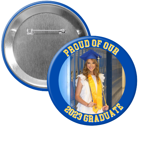 Border Graduate Button