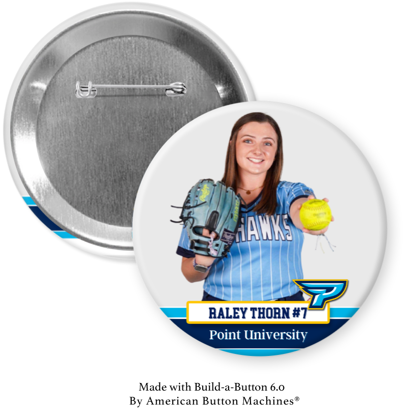 Custom 3 inch Banner Button