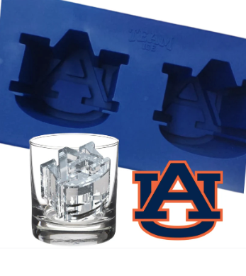 Large Auburn University Ice Molds