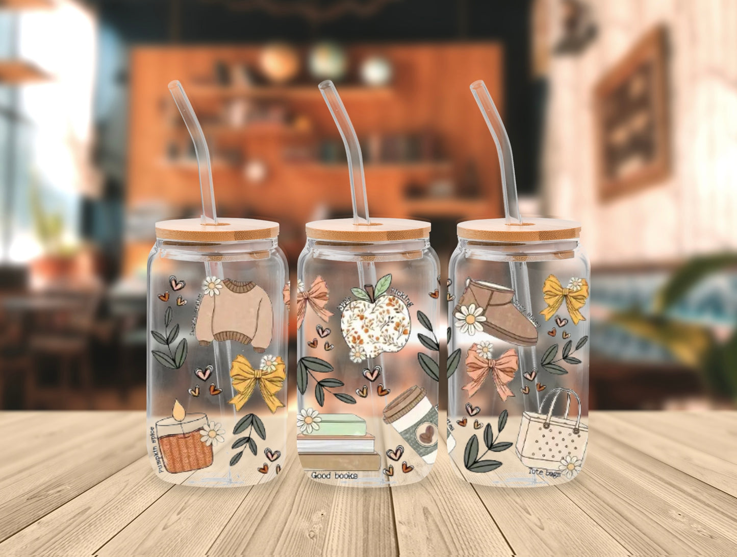 Fall Vibes Glass