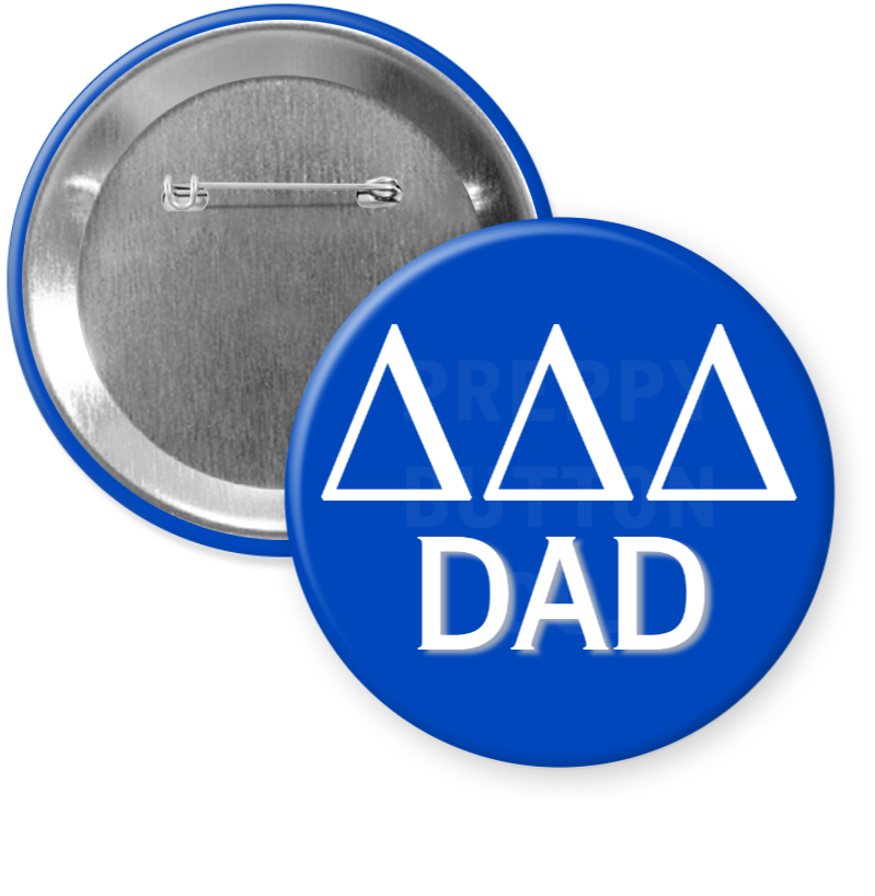 Tri Delta Dad Button