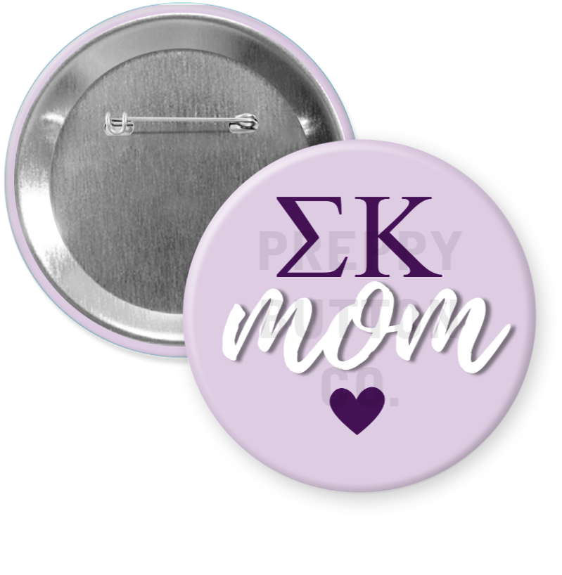 Sigma Kappa Mom Button