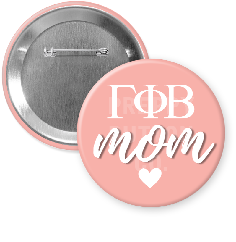 Gamma Phi Beta Mom Button