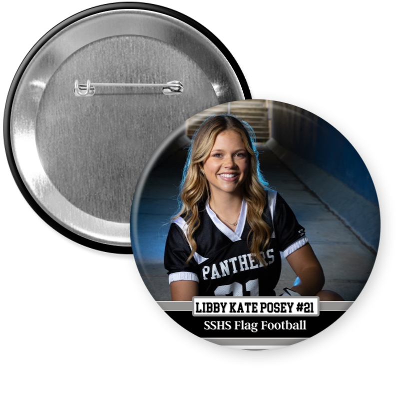 Custom 3 inch Banner Button