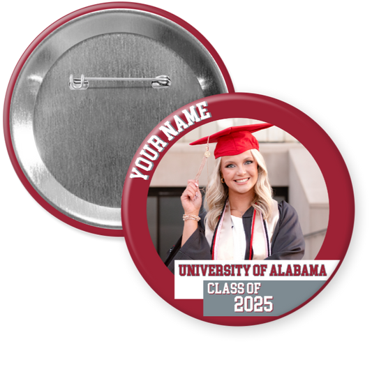Alabama Graduate Half Banner Photo Button