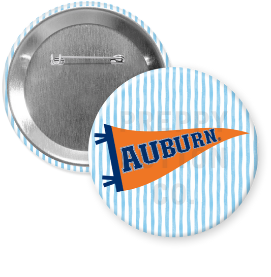 Auburn Pennant Gameday Button