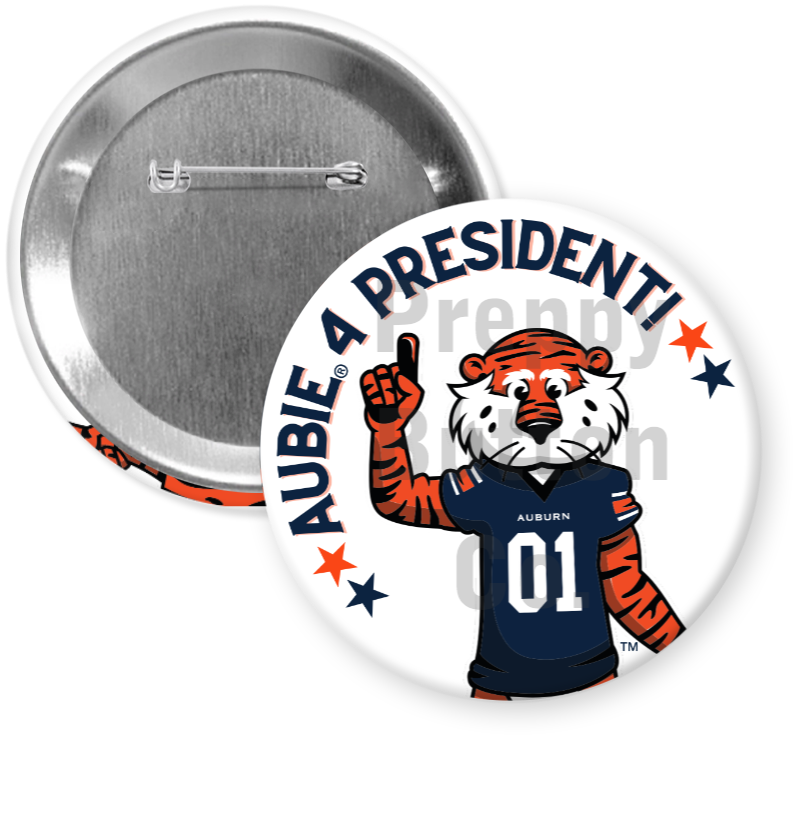 "AUBIE 4 PRESIDENT" Button