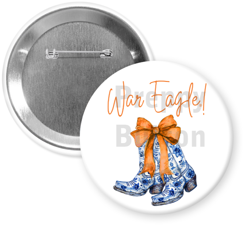 Chinoiserie Boots War Eagle Button