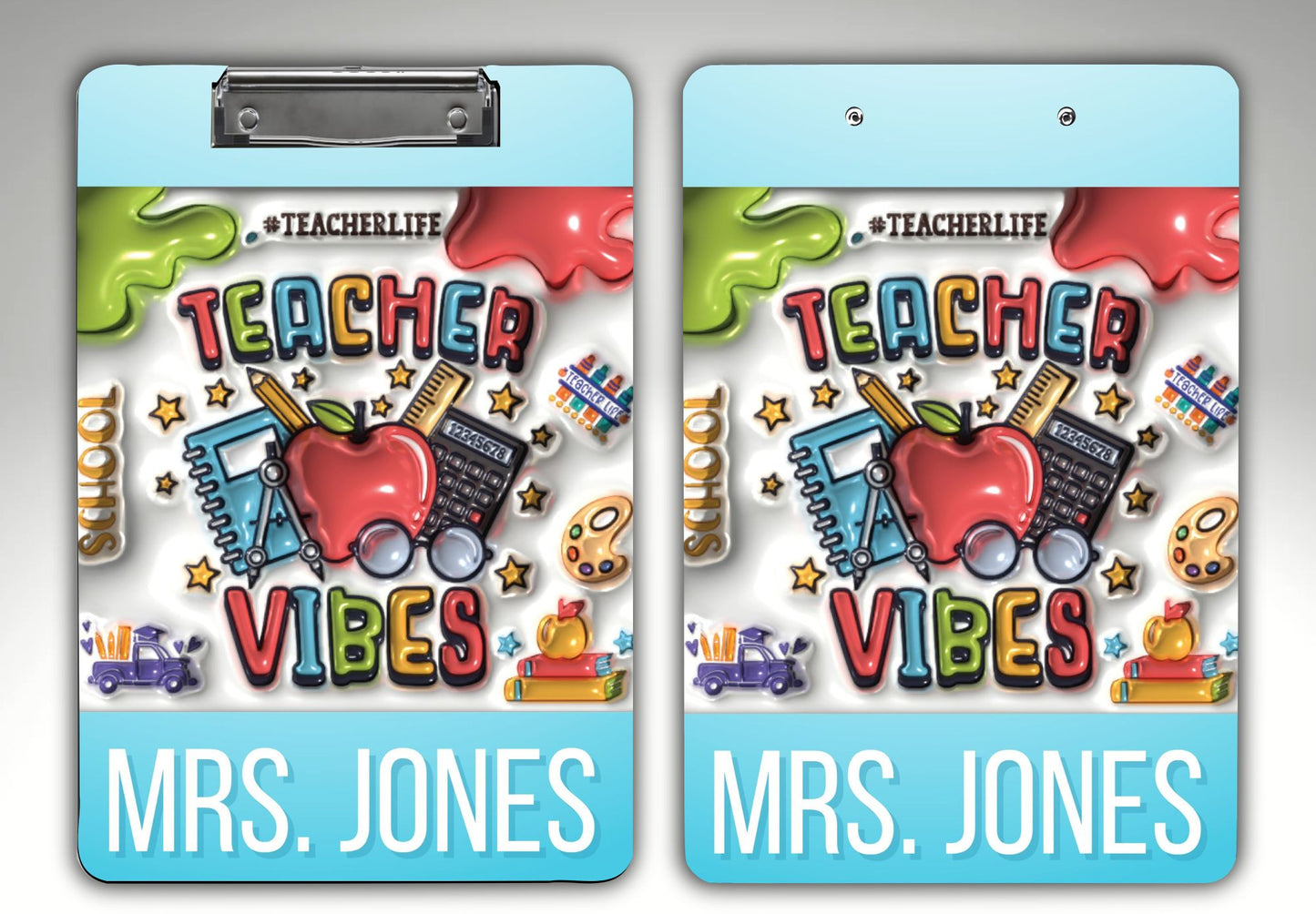 "Teacher Vibes" Clipboard