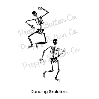 Dancing Skeleton Wreath Sash