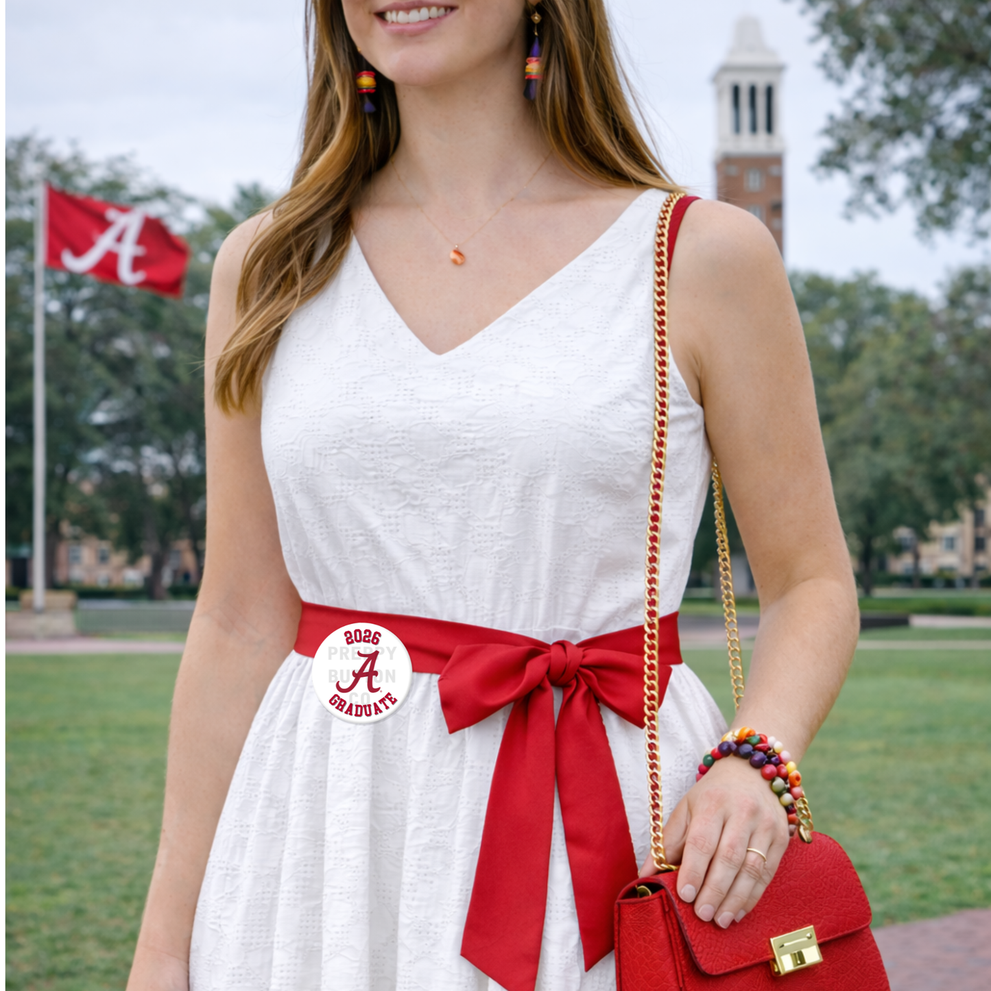 University of Alabama 2026 Graduate Button