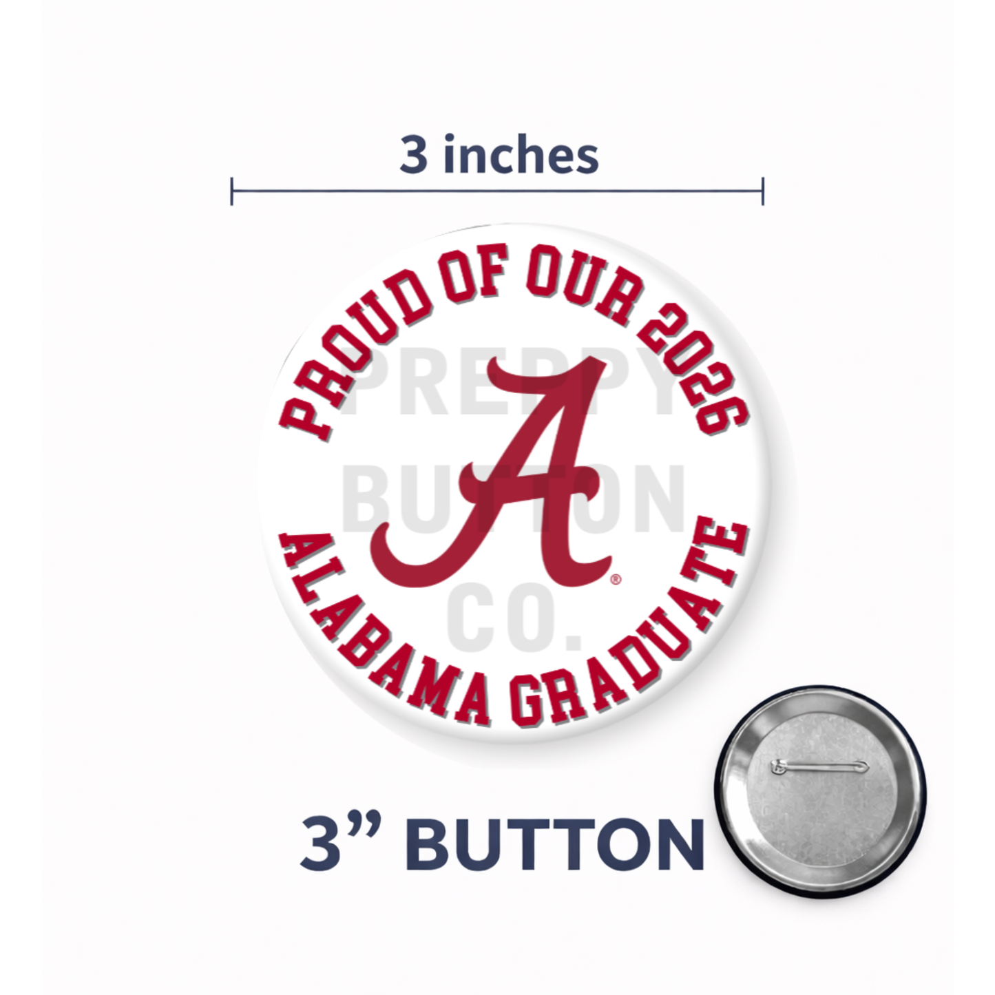 Proud of Our 2026 Alabama Graduate Button