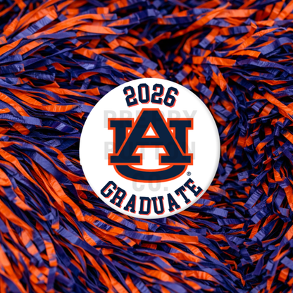 Auburn University 2026 Graduate Button