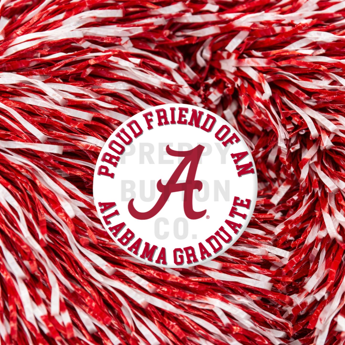 Customizable University of Alabama Family Graduation Button