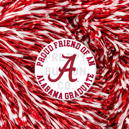 Customizable University of Alabama Family Graduation Button