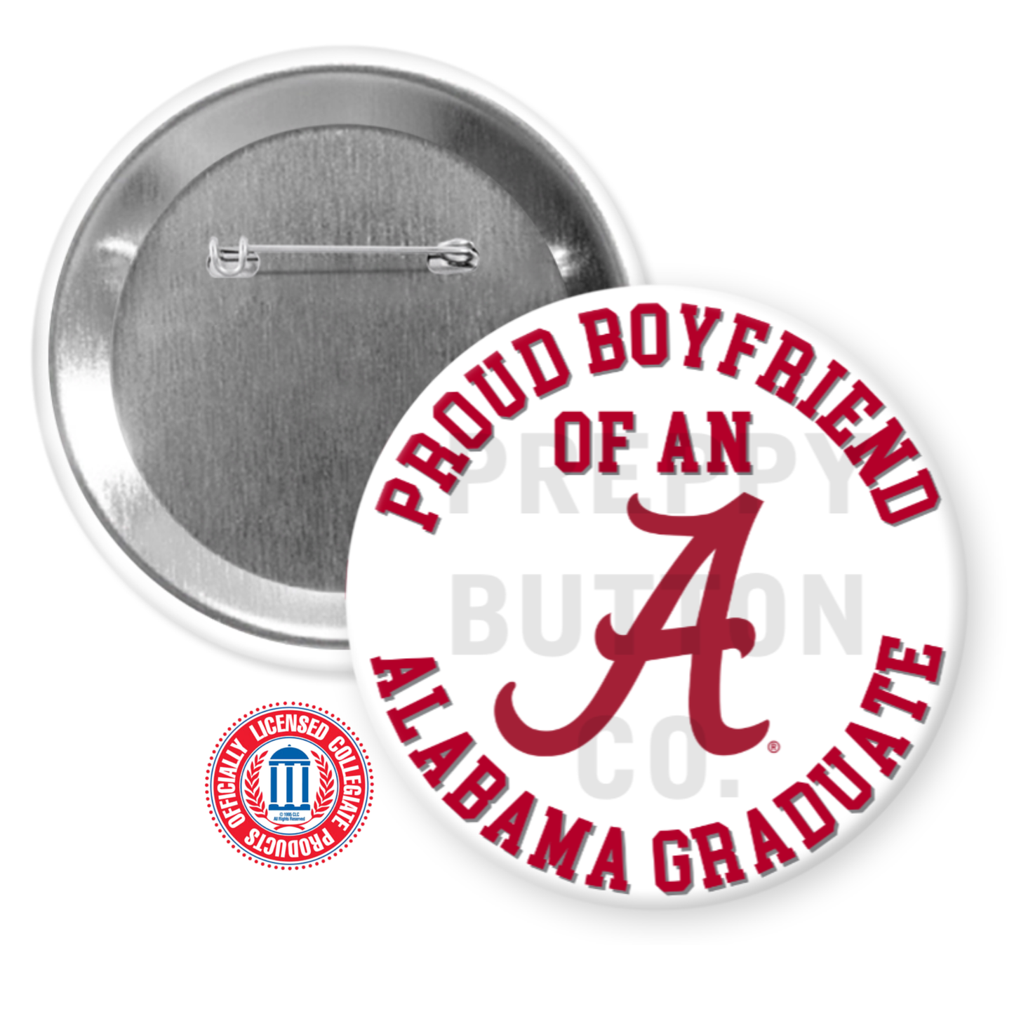 Customizable University of Alabama Family Graduation Button