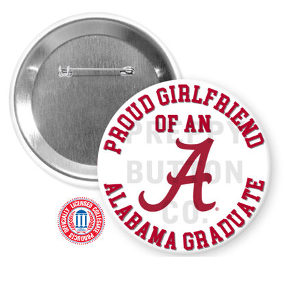 Customizable University of Alabama Family Graduation Button