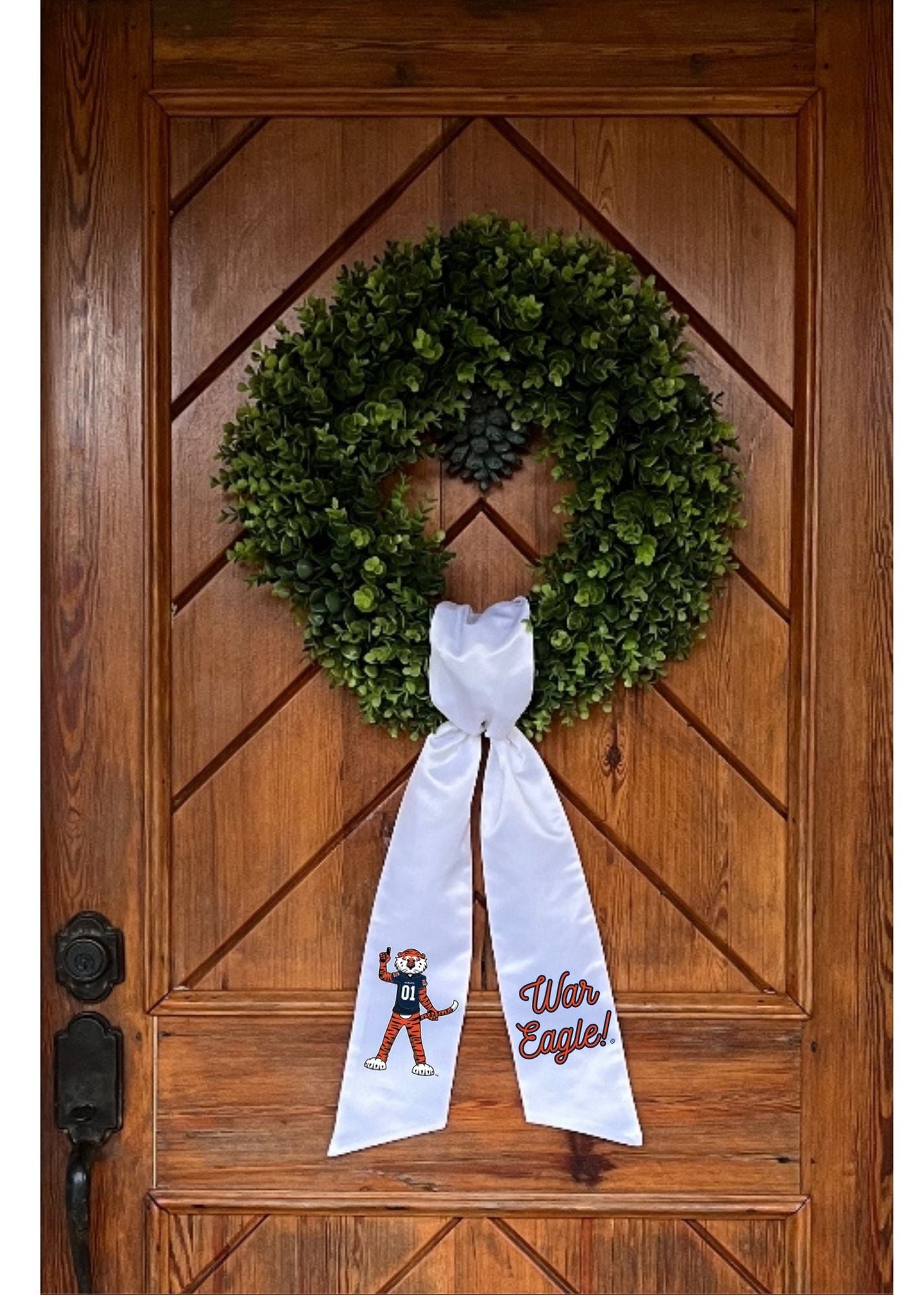 Aubie Wreath Sash