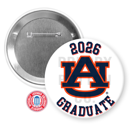 Auburn University 2026 Graduate Button