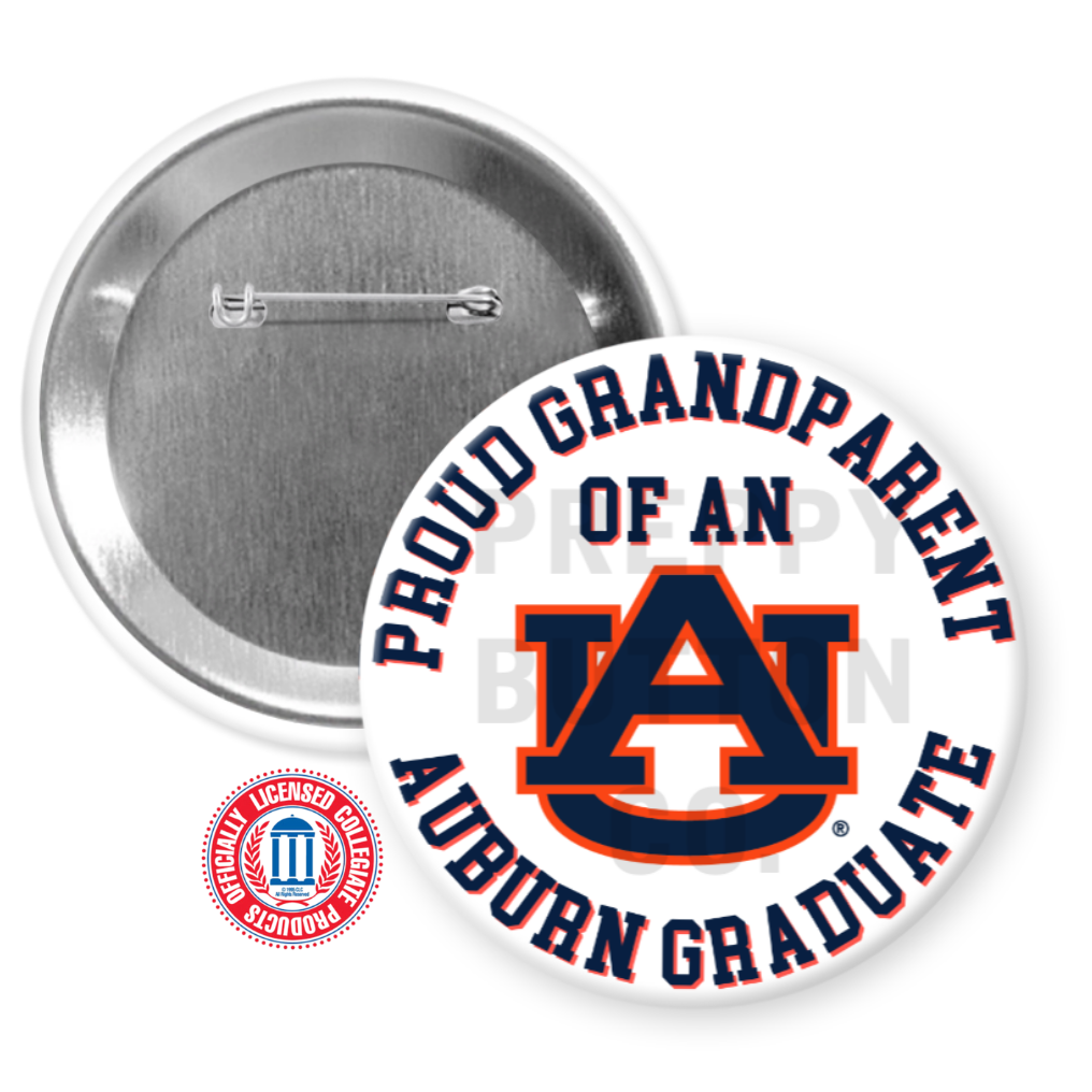 Customizable Auburn University Family Graduation Button