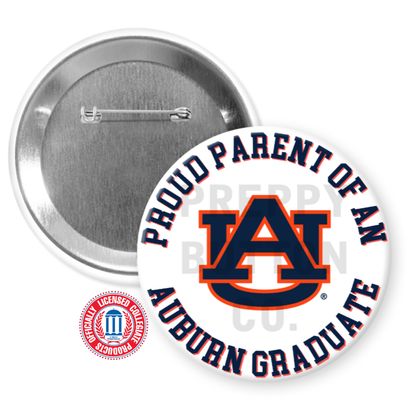 Customizable Auburn University Family Graduation Button