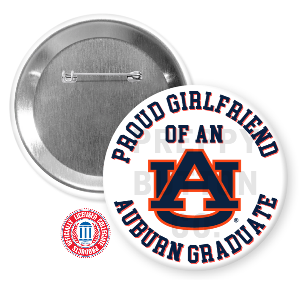 Customizable Auburn University Family Graduation Button