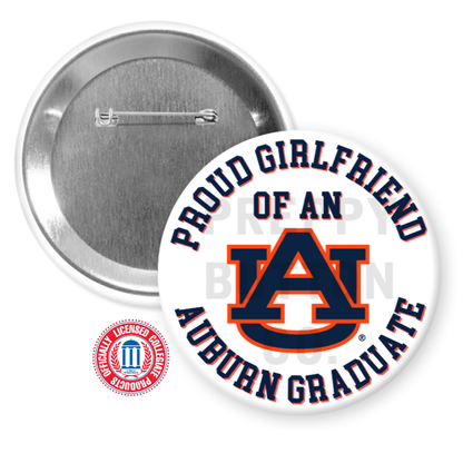 Customizable Auburn University Family Graduation Button
