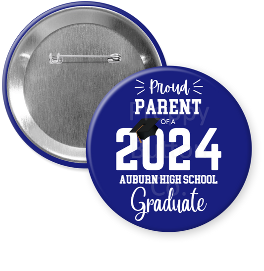 Auburn High School Graduation Button