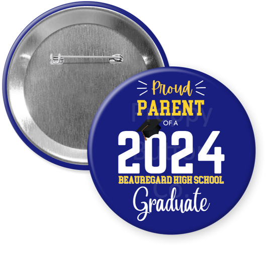 Beauregard High School Graduation Button