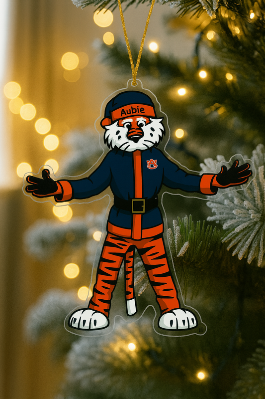 Aubie Clause Christmas Ornament