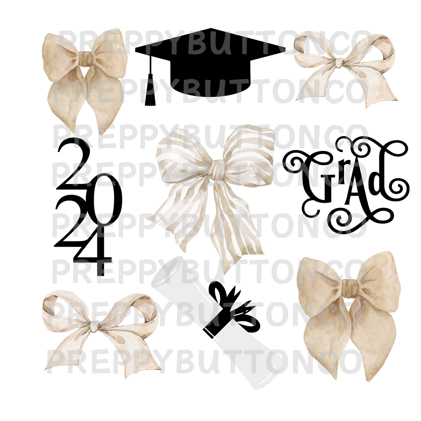 Graduation Coquette Sublimation Download