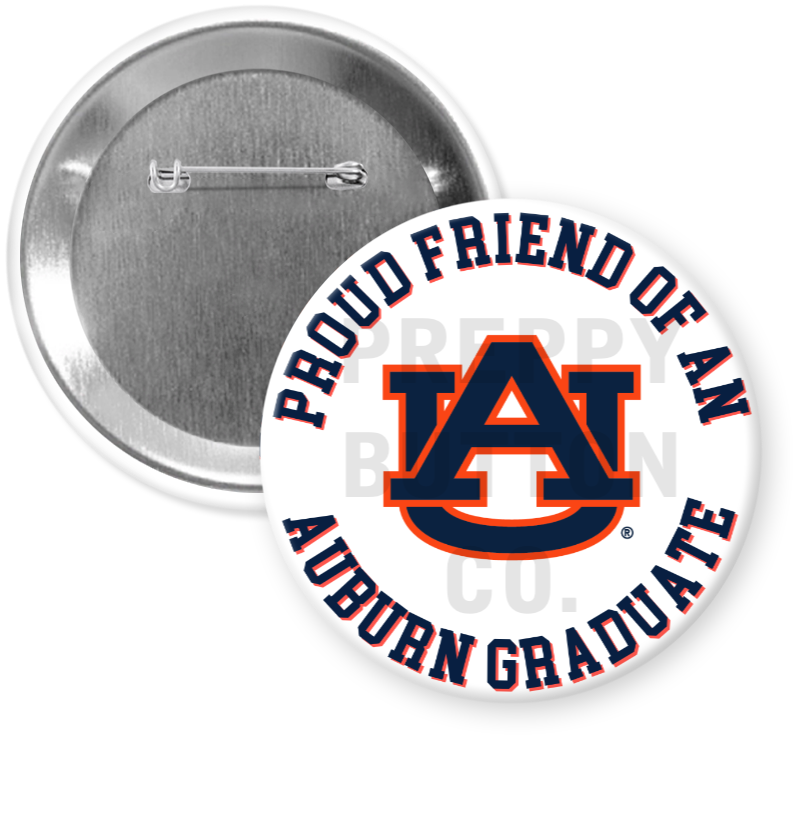 Customizable Auburn University Family Graduation Button