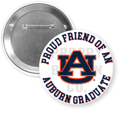 Customizable Auburn University Family Graduation Button