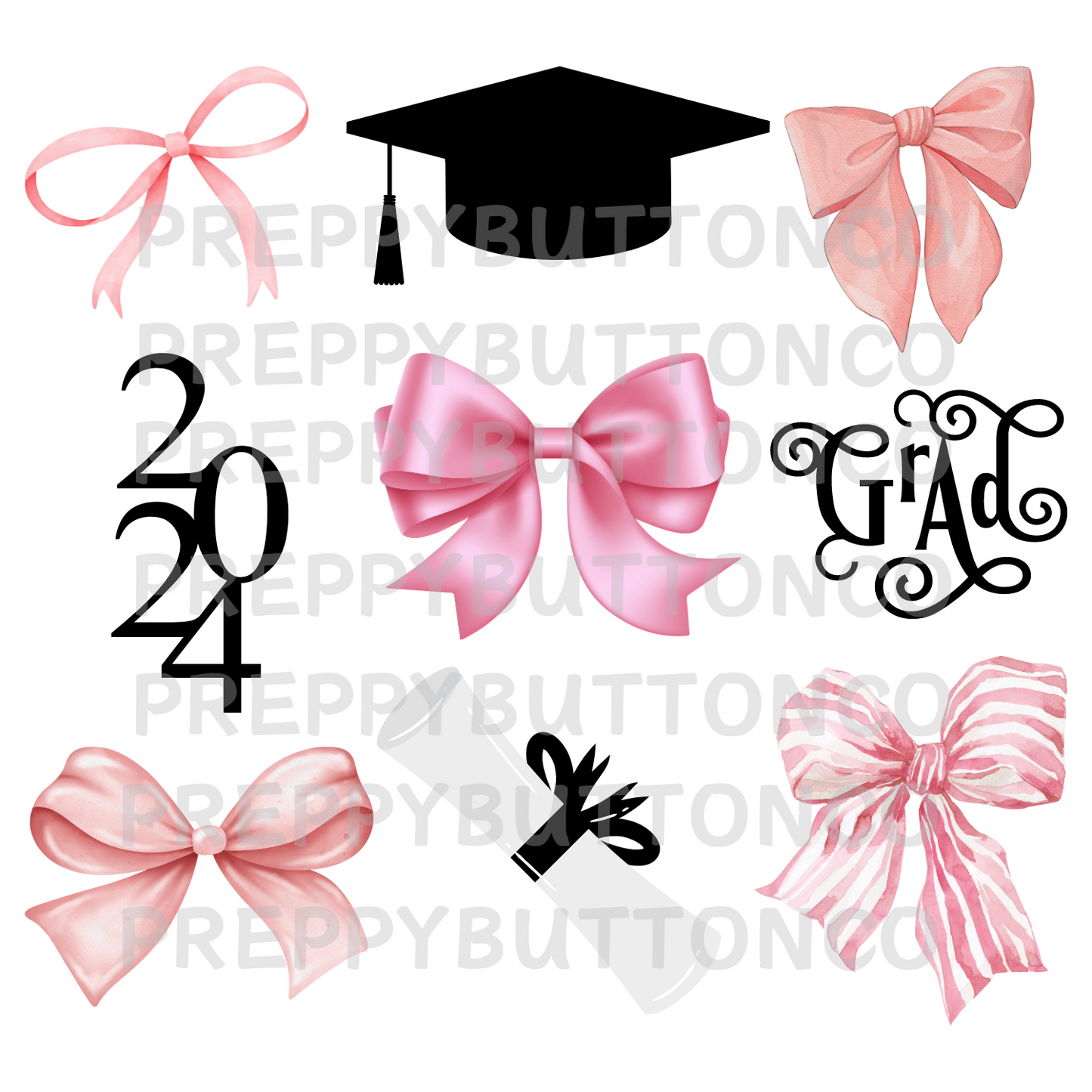 Graduation Coquette Sublimation Download