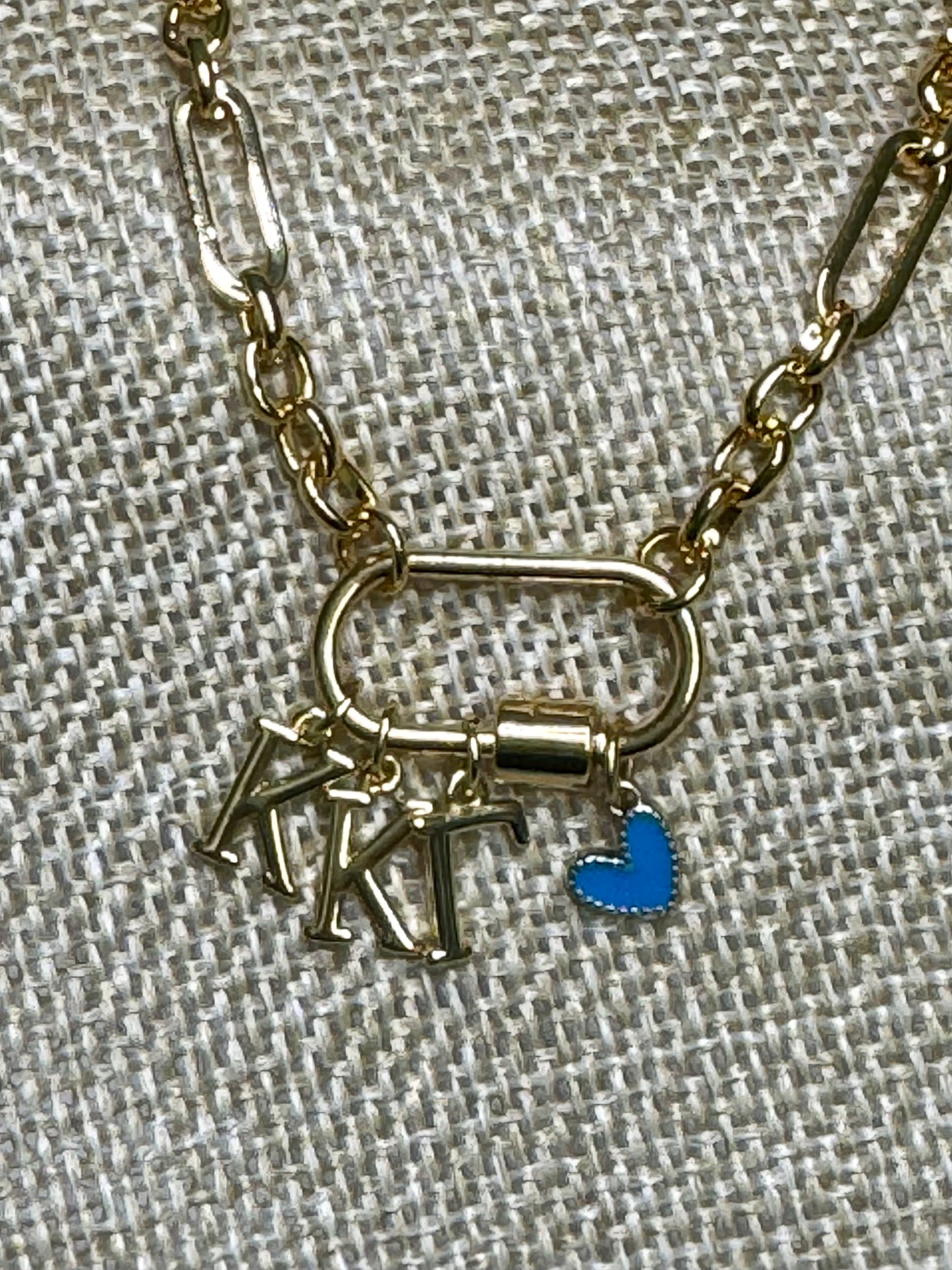 Custom Sorority Charm Necklace