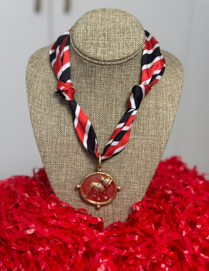 Georgia Scarf Charm Necklace