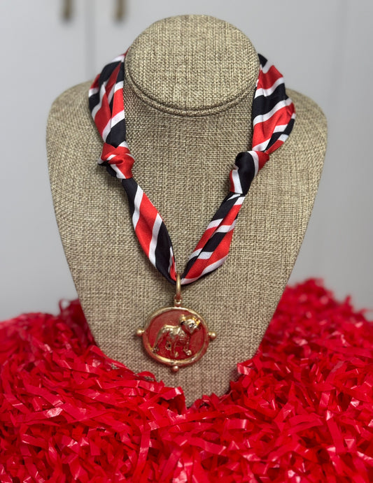 Georgia Scarf Charm Necklace