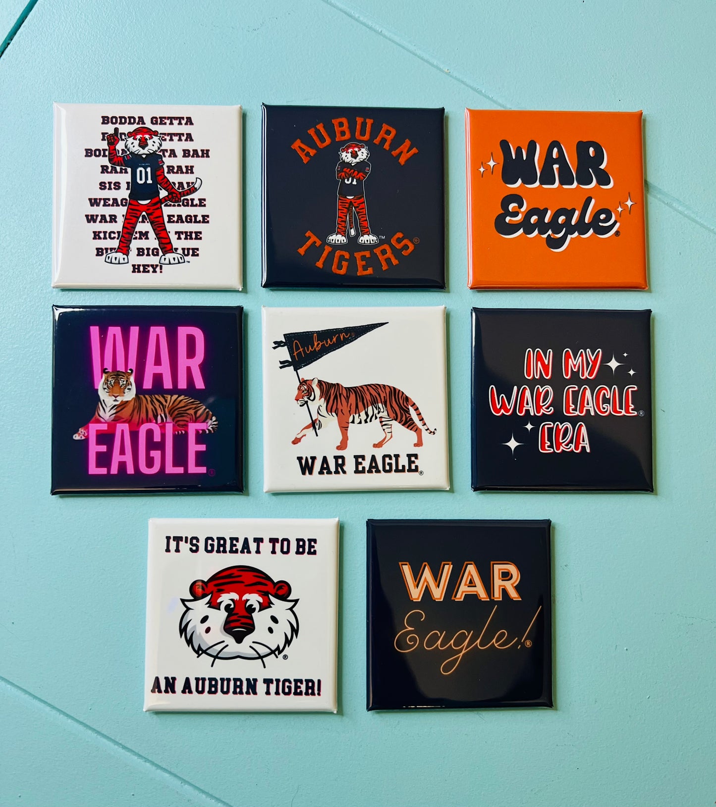 Auburn University Magnets (Set of 4)