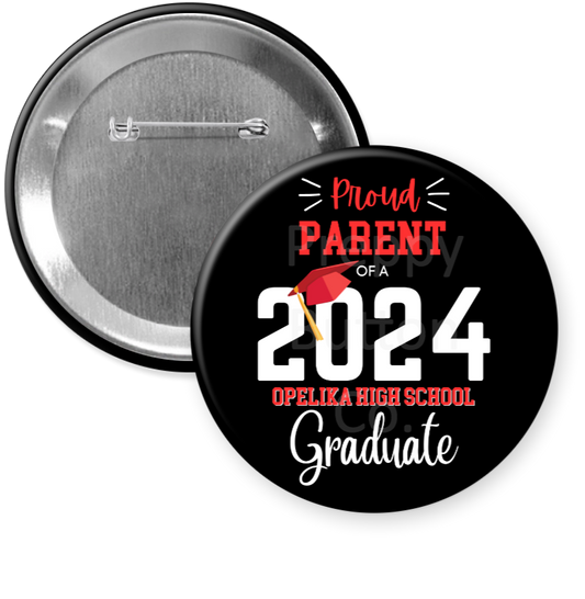Opelika High School Graduation Buttons