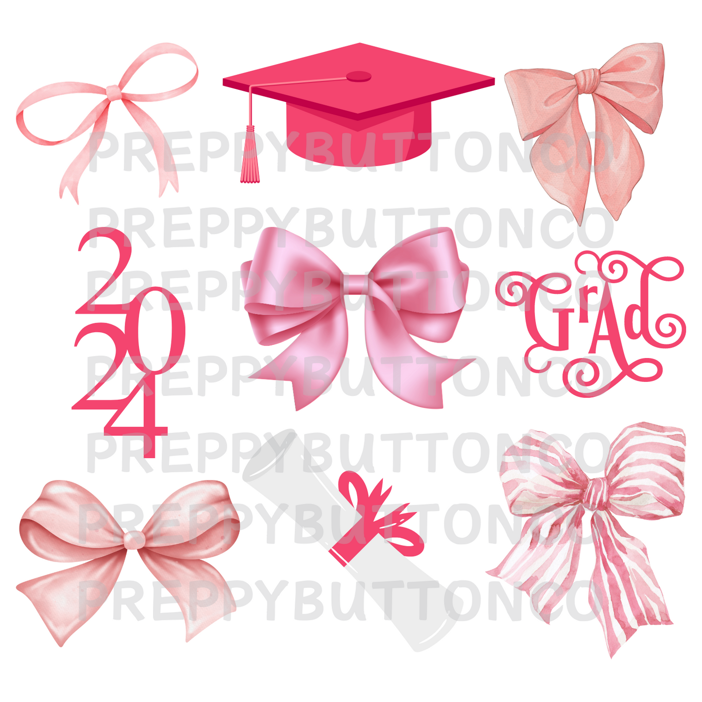 Graduation Coquette Sublimation Download