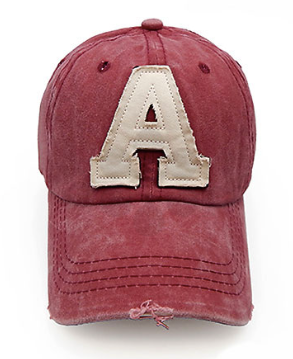 Vintage "A" Baseball Cap (Crimson and White)