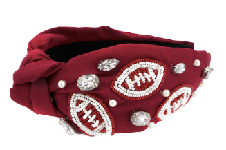 FOOTBALL Beaded Headband